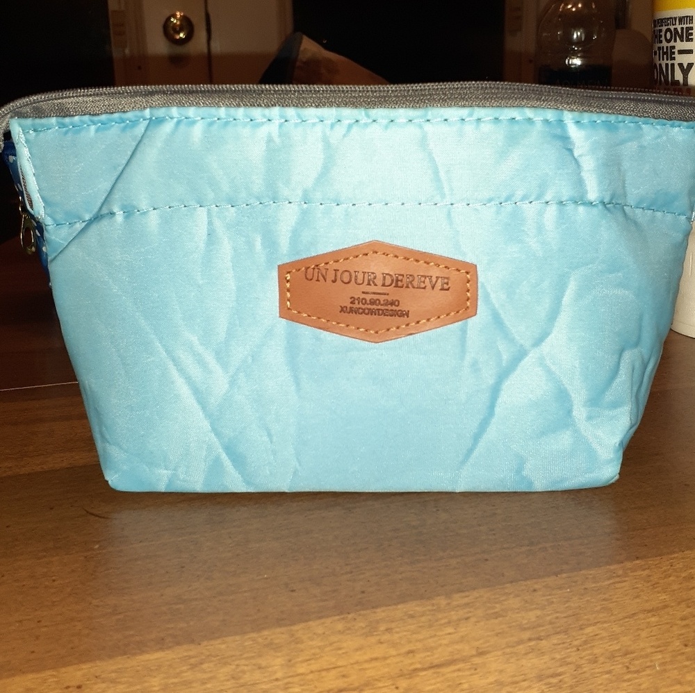Sky-Blue Make-up Bag